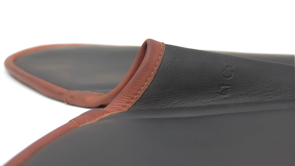 Memory foam leather shock absorber